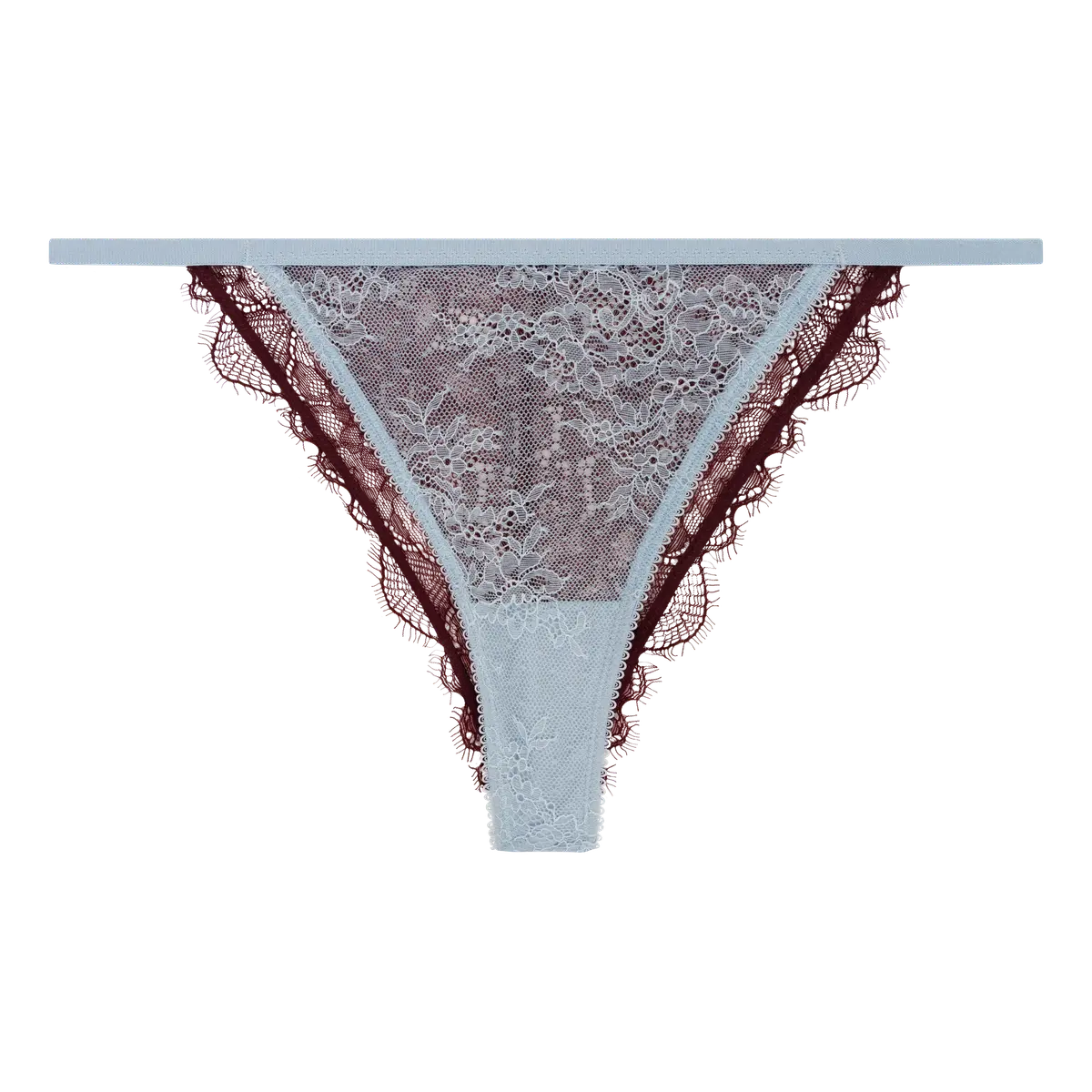 Love Stories, Set Bralette Love Lace & Slip Charlotte Light Blue