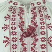 Caftano Burro con Ricami Bordeaux Maison Hotel