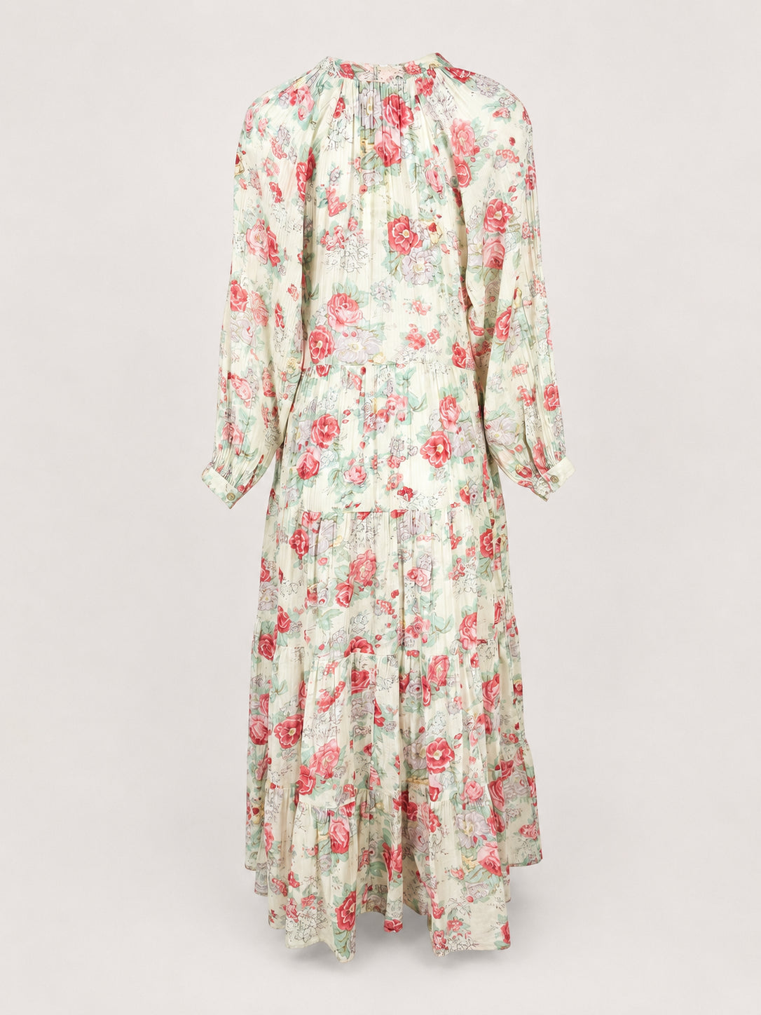 Maxi Dress in Cotone a Fiori Augustina Maison Hotel