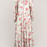 Maxi Dress in Cotone a Fiori Augustina Maison Hotel