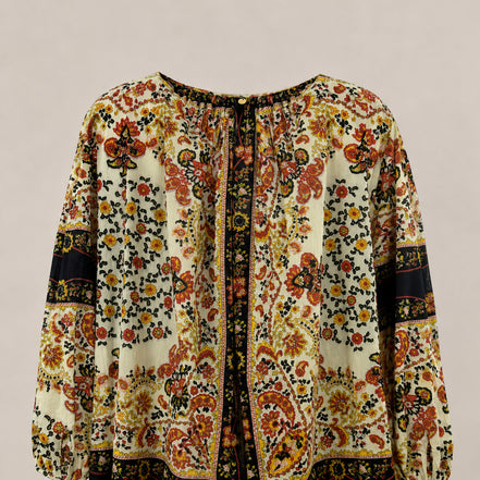 Abito Catfano Lungo Fantasia Floreale Marius Antik Batik