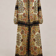 Abito Catfano Lungo Fantasia Floreale Marius Antik Batik