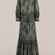 Inland boutique Abito lungo Paisley Taya Dress Antik Batik