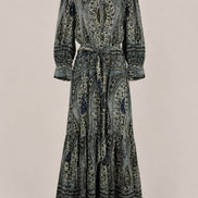 Inland boutique Abito lungo Paisley Taya Dress Antik Batik