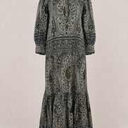 Inland boutique Abito lungo Paisley Taya Dress Antik Batik