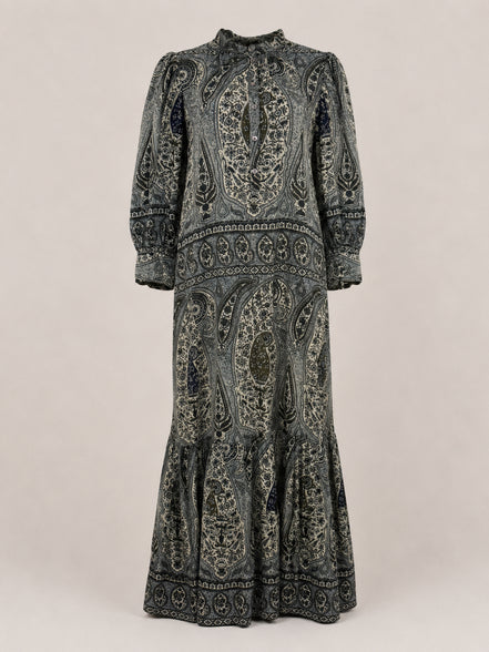 Inland boutique Abito lungo Paisley Taya Dress Antik Batik