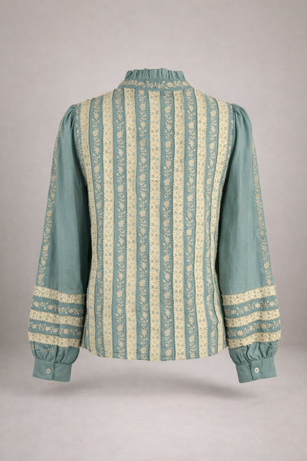 Blusa Azzurra con Pizzo Kirsten, SEA New York