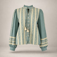 Blusa Azzurra con Pizzo Kirsten, SEA New York