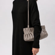 Hereu, Borsa a spalla in pelle lucida Arta