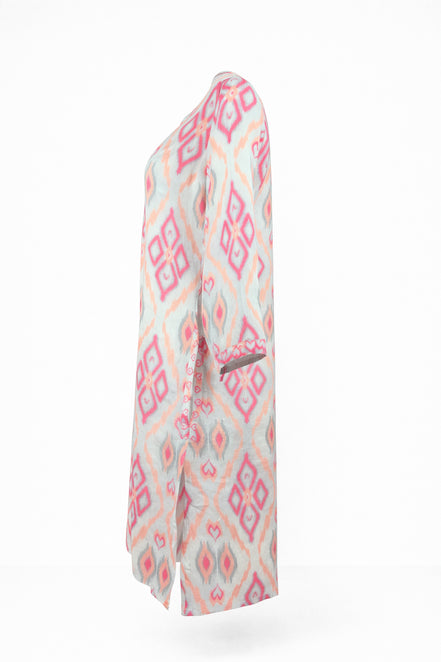 Caftano al Ginocchio Fantasia Ikat Nimo with Love