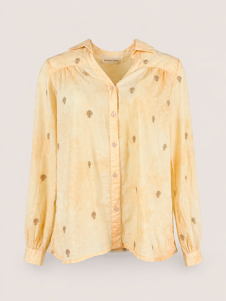 Camicia Tie-dye con Ricami Rani Maison Hotel