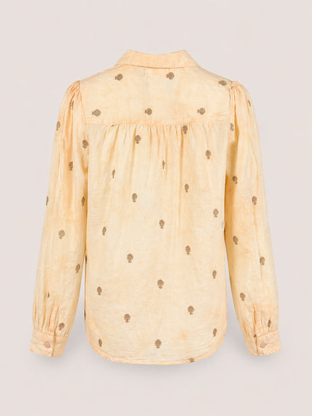 Camicia Tie-dye con Ricami Rani Maison Hotel
