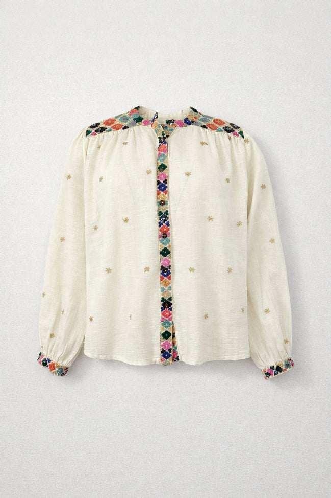 Camicia Coreana Ricamata Cleo Maison Hotel