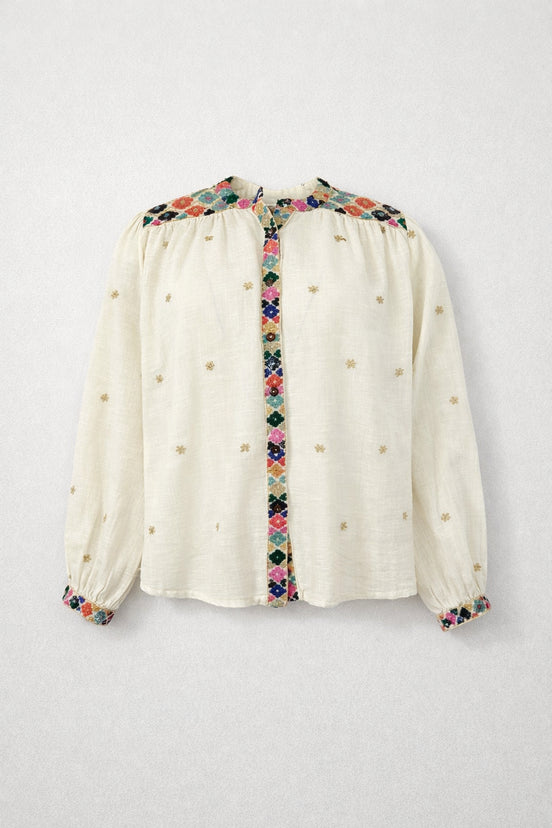 Camicia Coreana Ricamata Cleo Maison Hotel