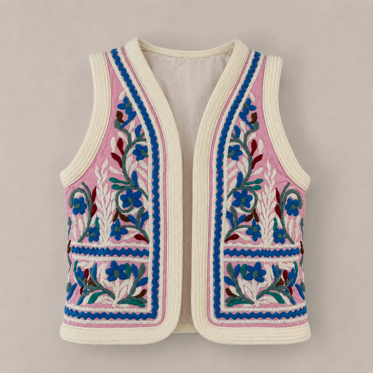 Gilet Ricami Scollo a V Hendrix Antik Batik