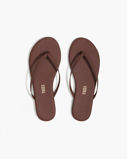 TKEES, Infradito Flip Flop in Pelle Lily