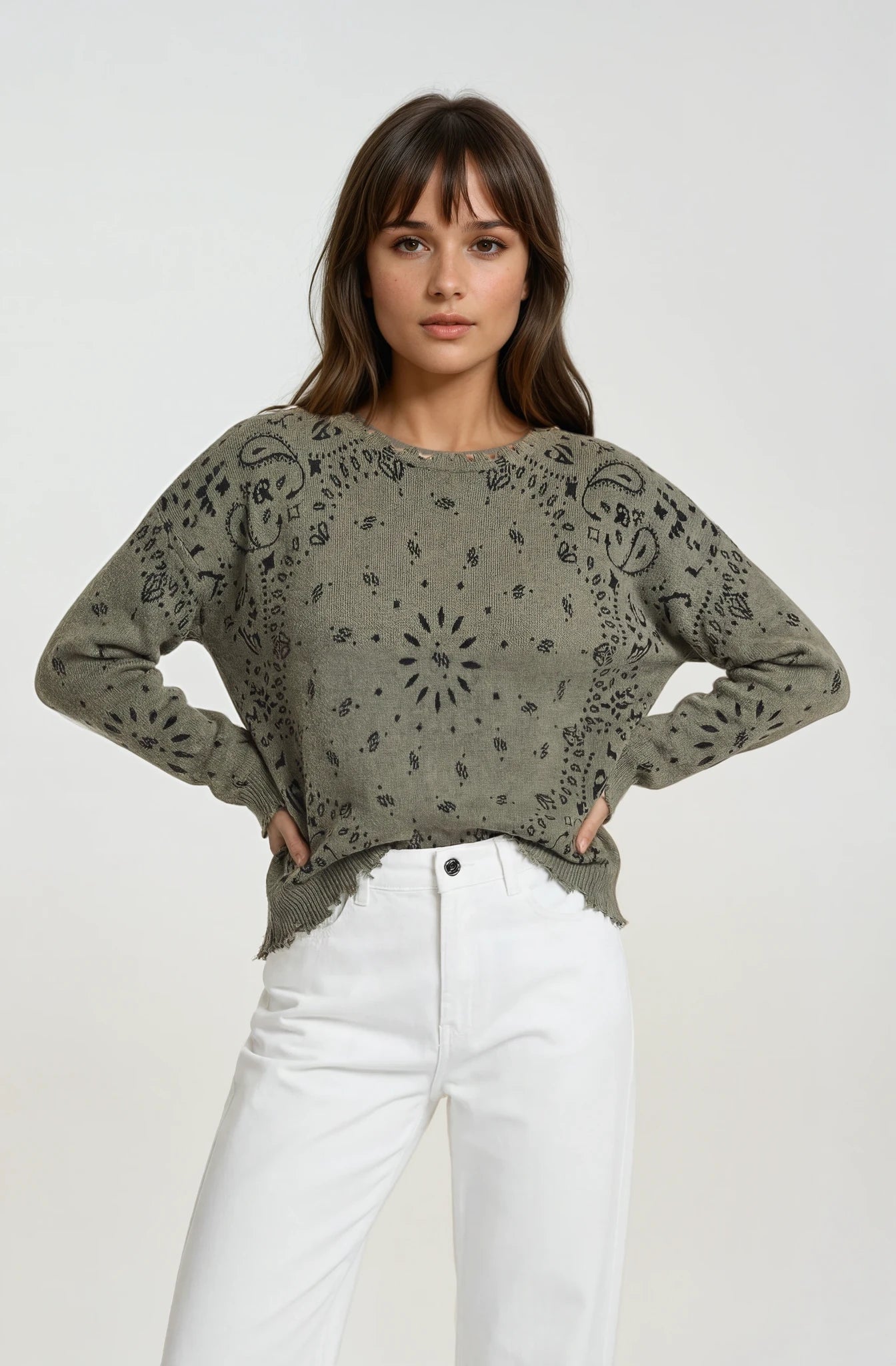 Maglia Cashmere Bandana Kujten