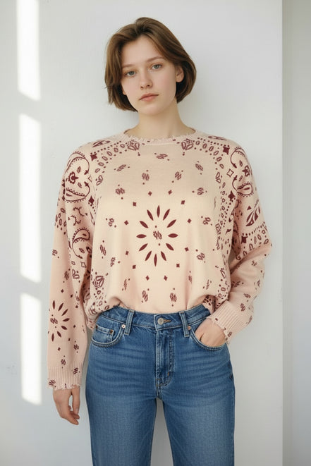 Maglia Cashmere Bandana Kujten