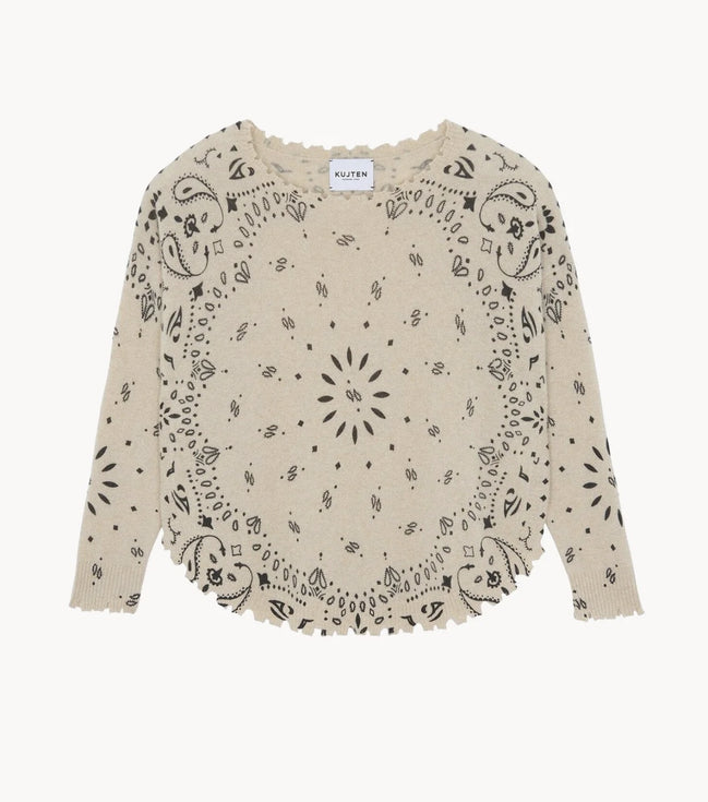 Maglia Cashmere Bandana Kujten
