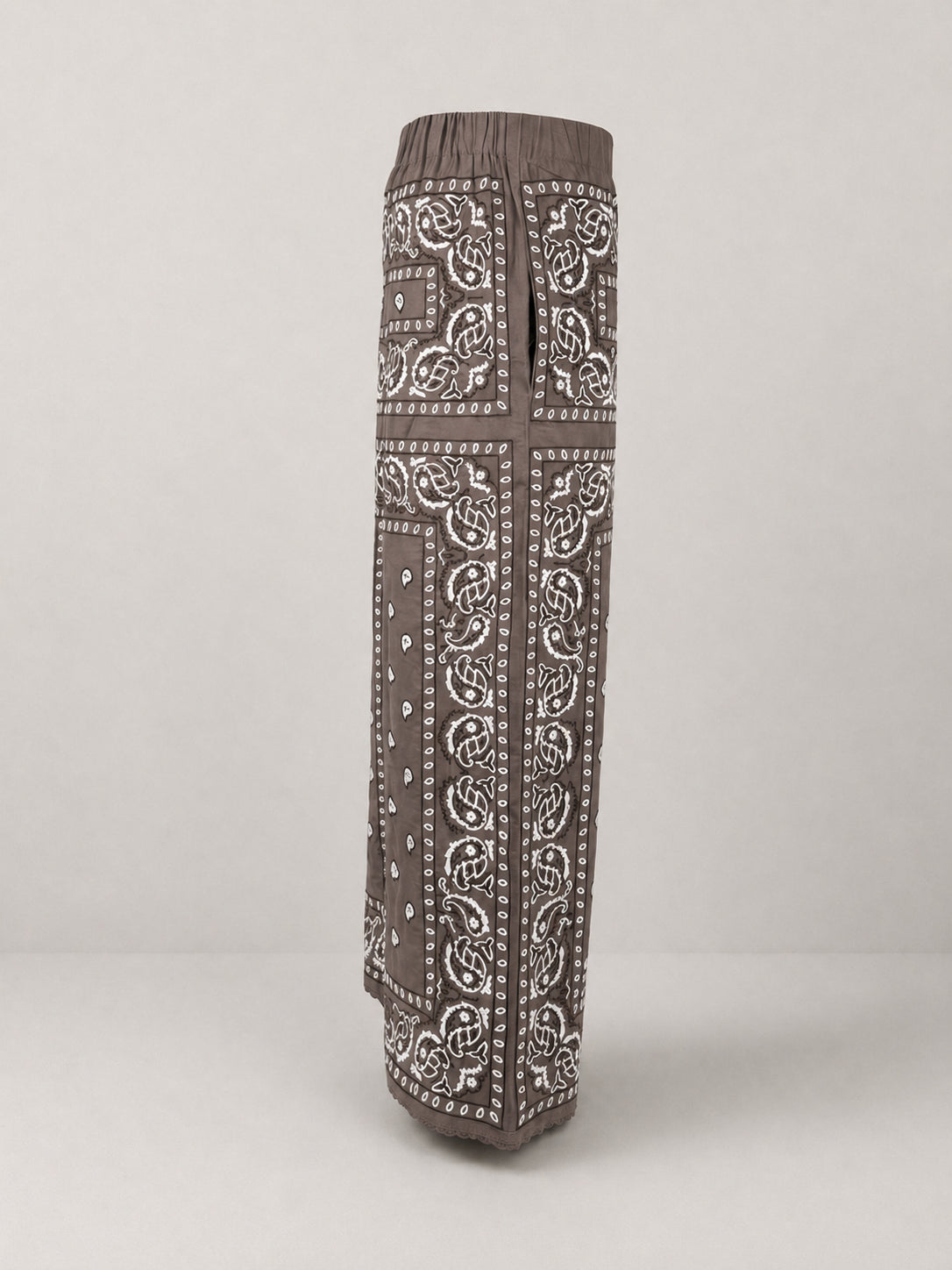Orsina, Pantalone con Elastico Ricamato
