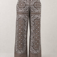 Orsina, Pantalone con Elastico Ricamato
