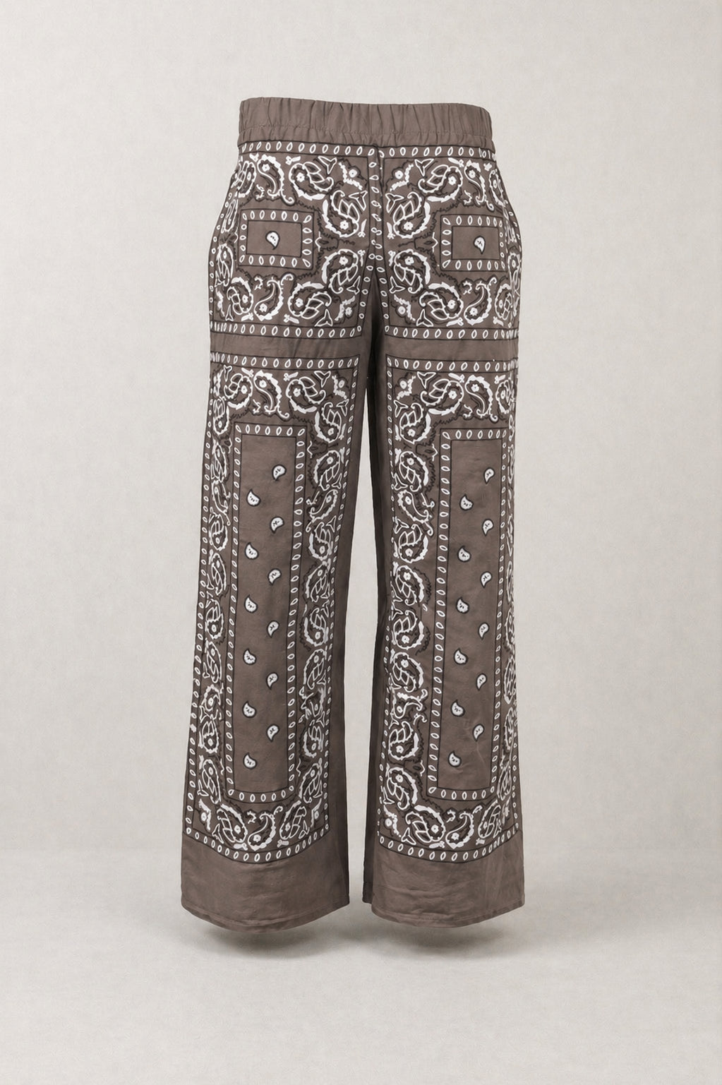 Orsina, Pantalone con Elastico Ricamato