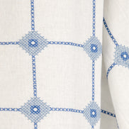 Orsina, Top Cropped con Ricami Punto Croce