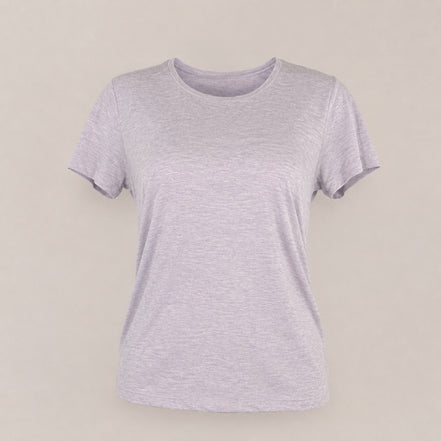 T-shirt Manica Corta con Fili di Lurex Colori Pastello Maison Hotel