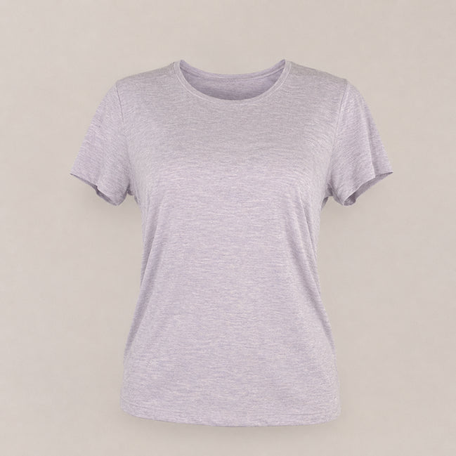 T-shirt Manica Corta con Fili di Lurex Colori Pastello Maison Hotel