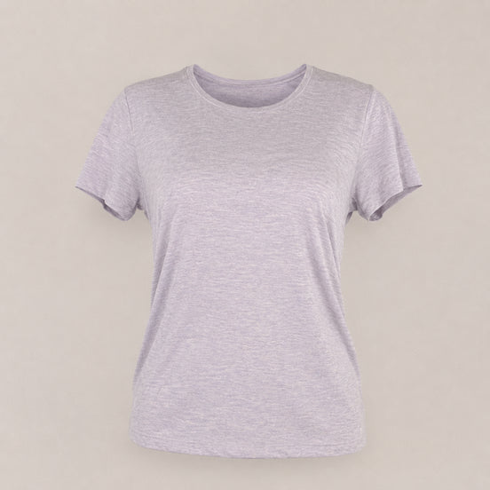 T-shirt Manica Corta con Fili di Lurex Colori Pastello Maison Hotel