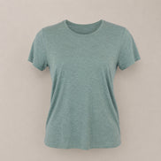 T-shirt Manica Corta con Fili di Lurex Colori Pastello Maison Hotel