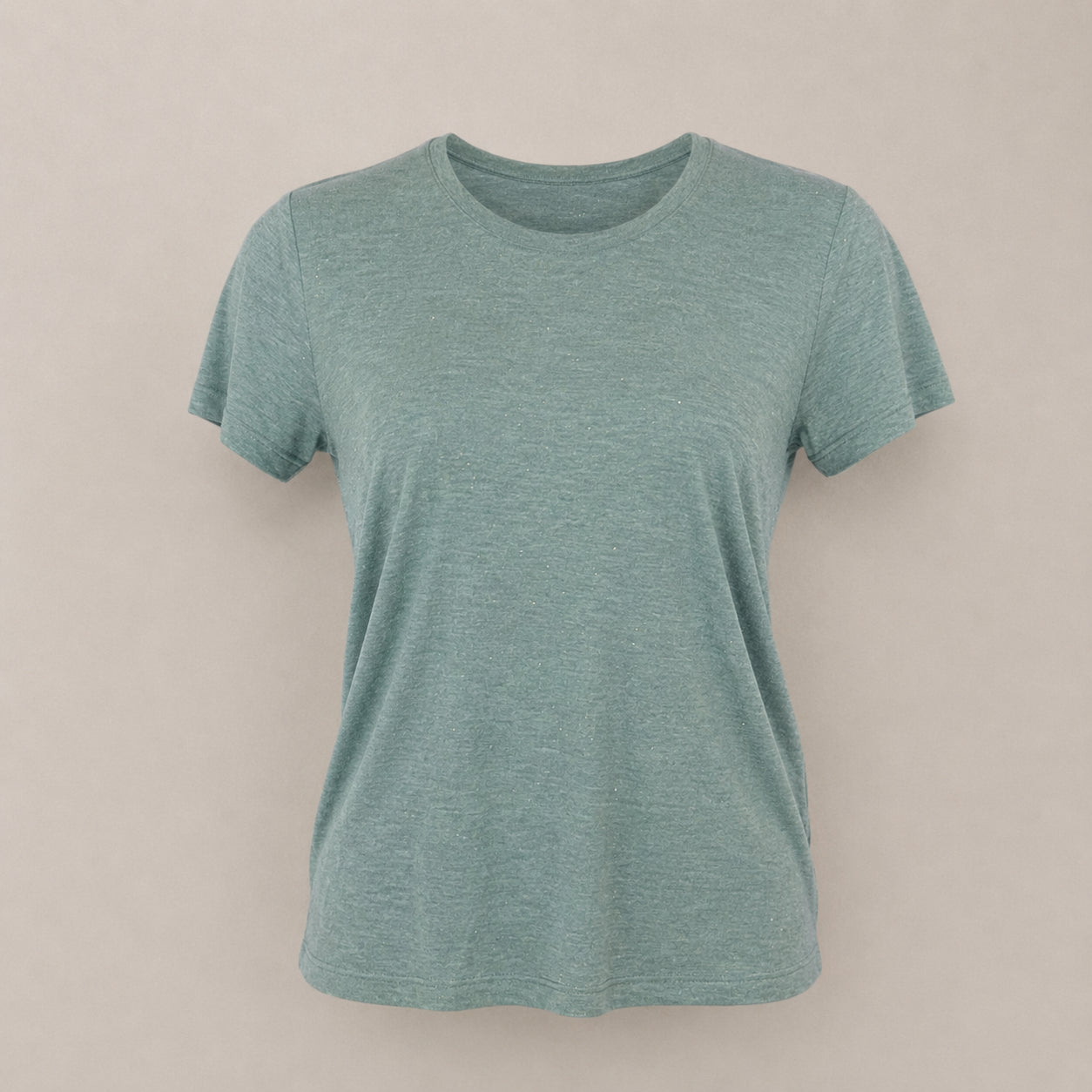 T-shirt Manica Corta con Fili di Lurex Colori Pastello Maison Hotel