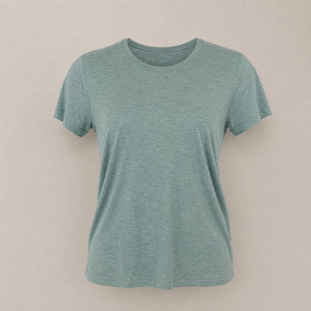 T-shirt Manica Corta con Fili di Lurex Colori Pastello Maison Hotel