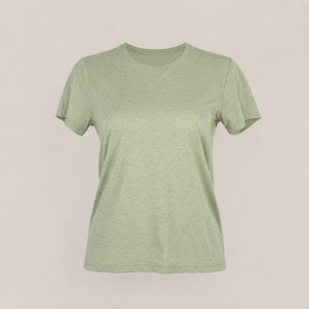 T-shirt Manica Corta con Fili di Lurex Colori Pastello Maison Hotel