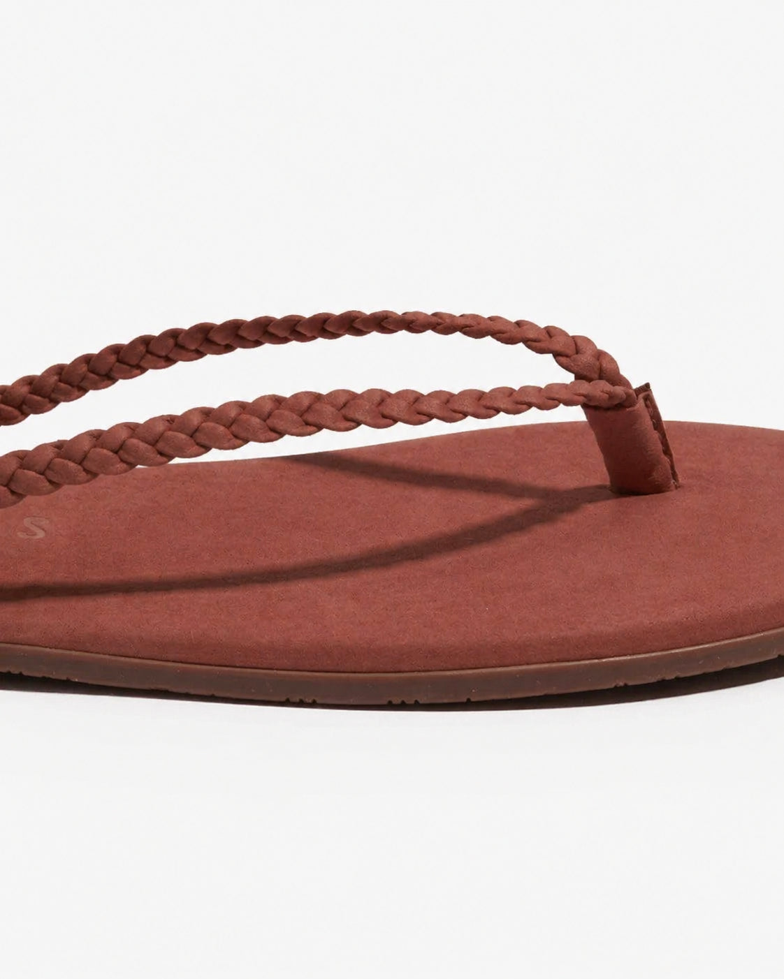 TKEES, Infradito con Cinturino Intrecciato in Suede Lily Braid
