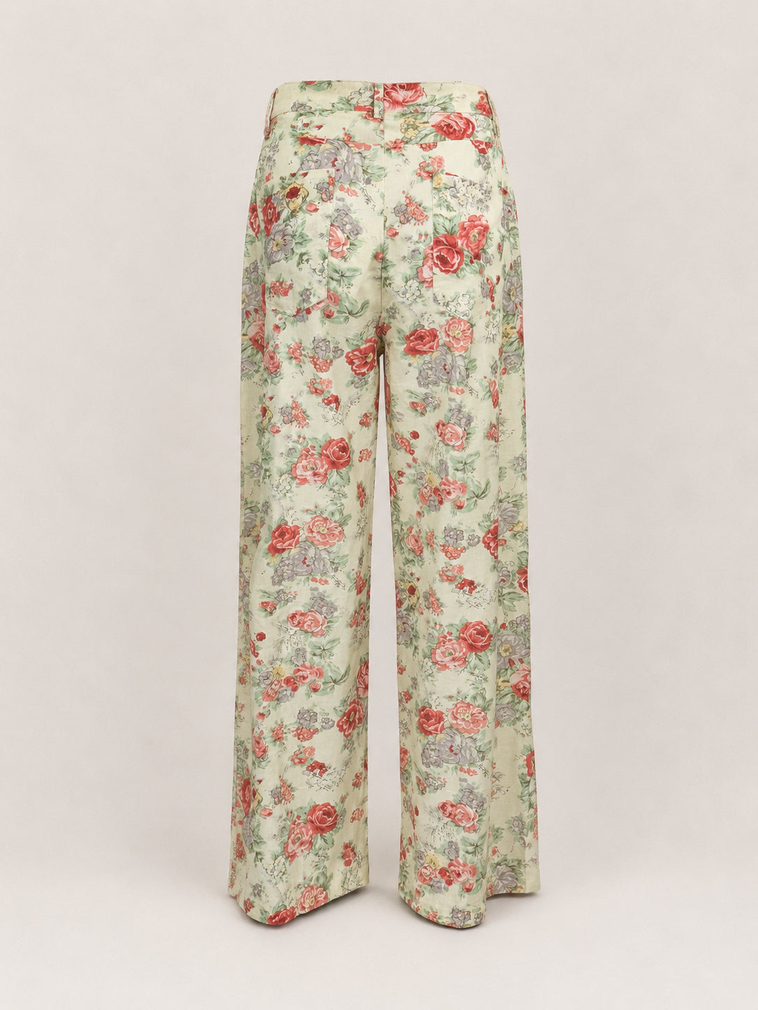 Pantalone di Cotone Largo Vita Media Fantasia Maison Hotel
