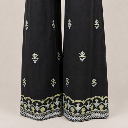 Pantalone di Cotone Largo Vita Media Fantasia Maison Hotel