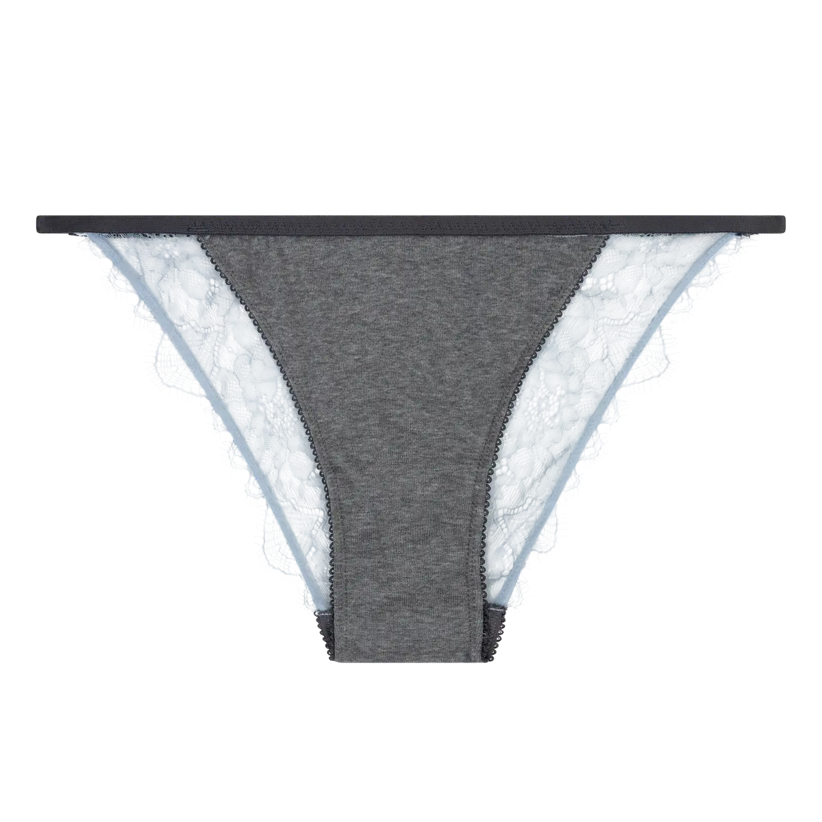 Love Stories, Set Bralette Love Lace & Slip Wild Rose Grey