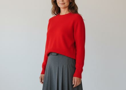 Maglia Lana Girocollo Boxy Paulvar Suncoo