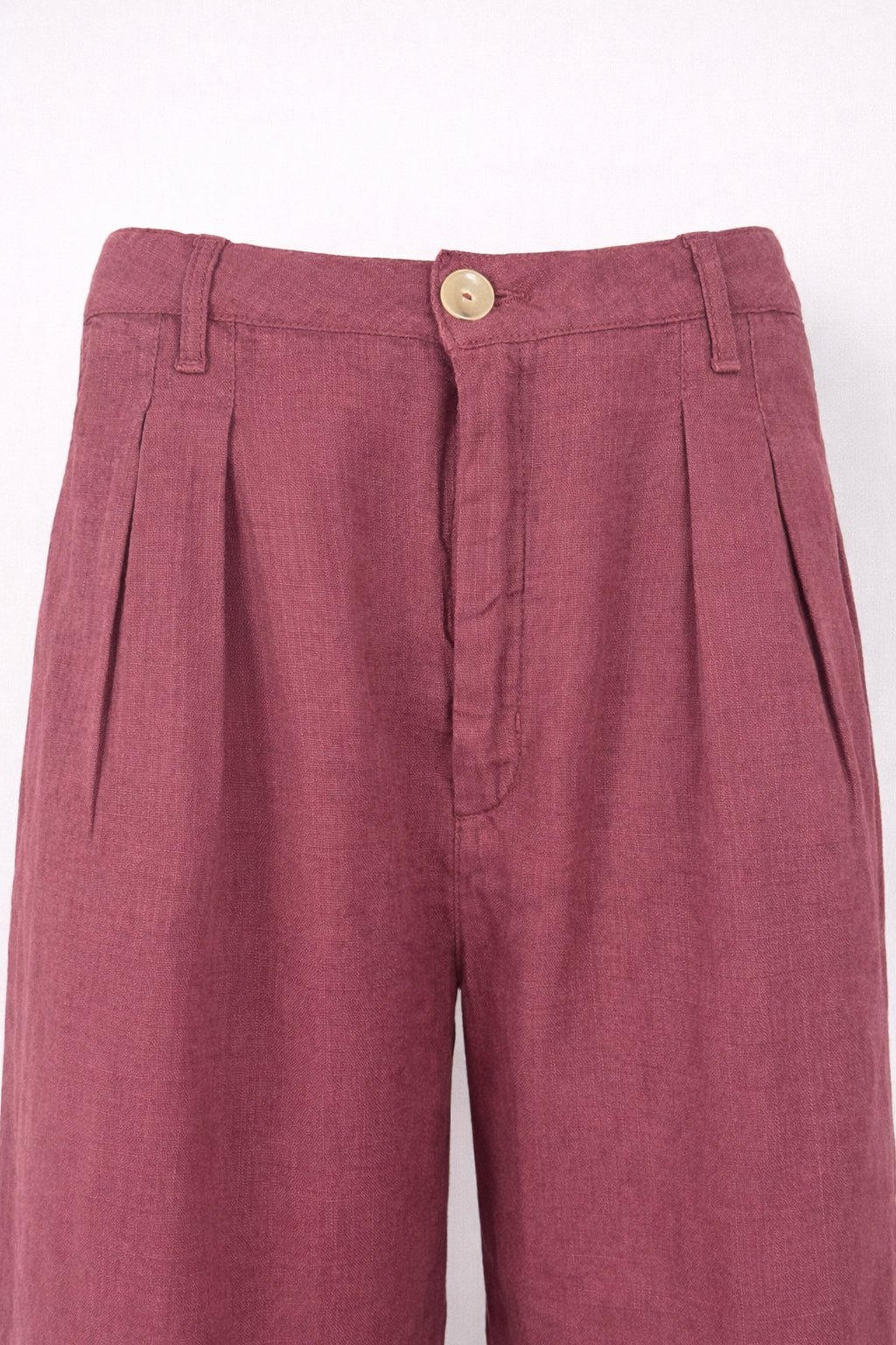 Pantaloni con Pences Cotone e Lino Marina Maison Hotel