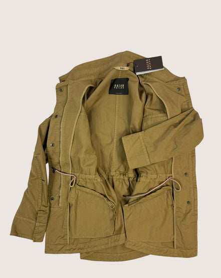 Sahariana di Cotone Kaki con Ricami Bazar de Luxe