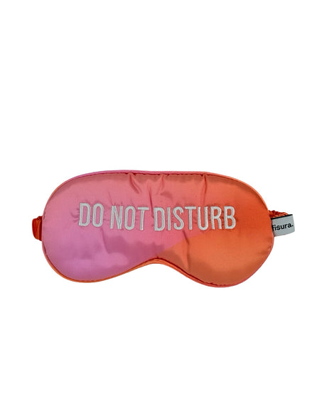 Mascherina per la Notte Effetto Seta con Scritte Fisura