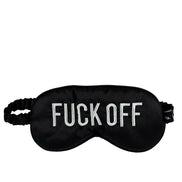 Mascherina per la Notte Effetto Seta con Scritte Fisura