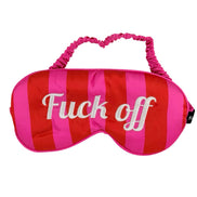 Mascherina per la Notte Effetto Seta con Scritte Fisura