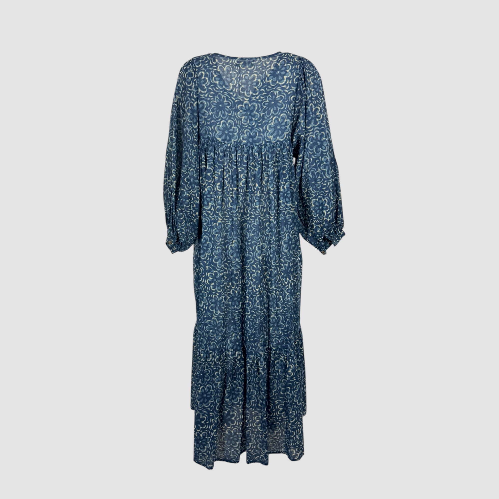 Abito Lungo Indigo Cotone Fantasia Eileen Maison Hotel