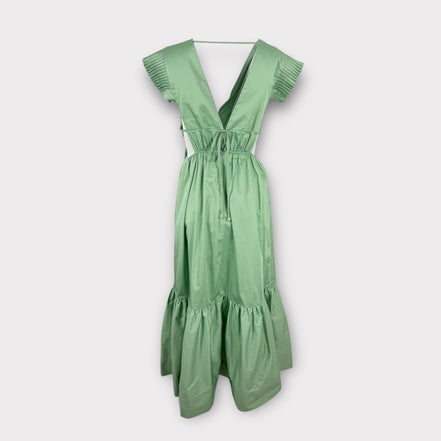 Abito Midi Dress Verdeacqua Butterfly Farm Rio