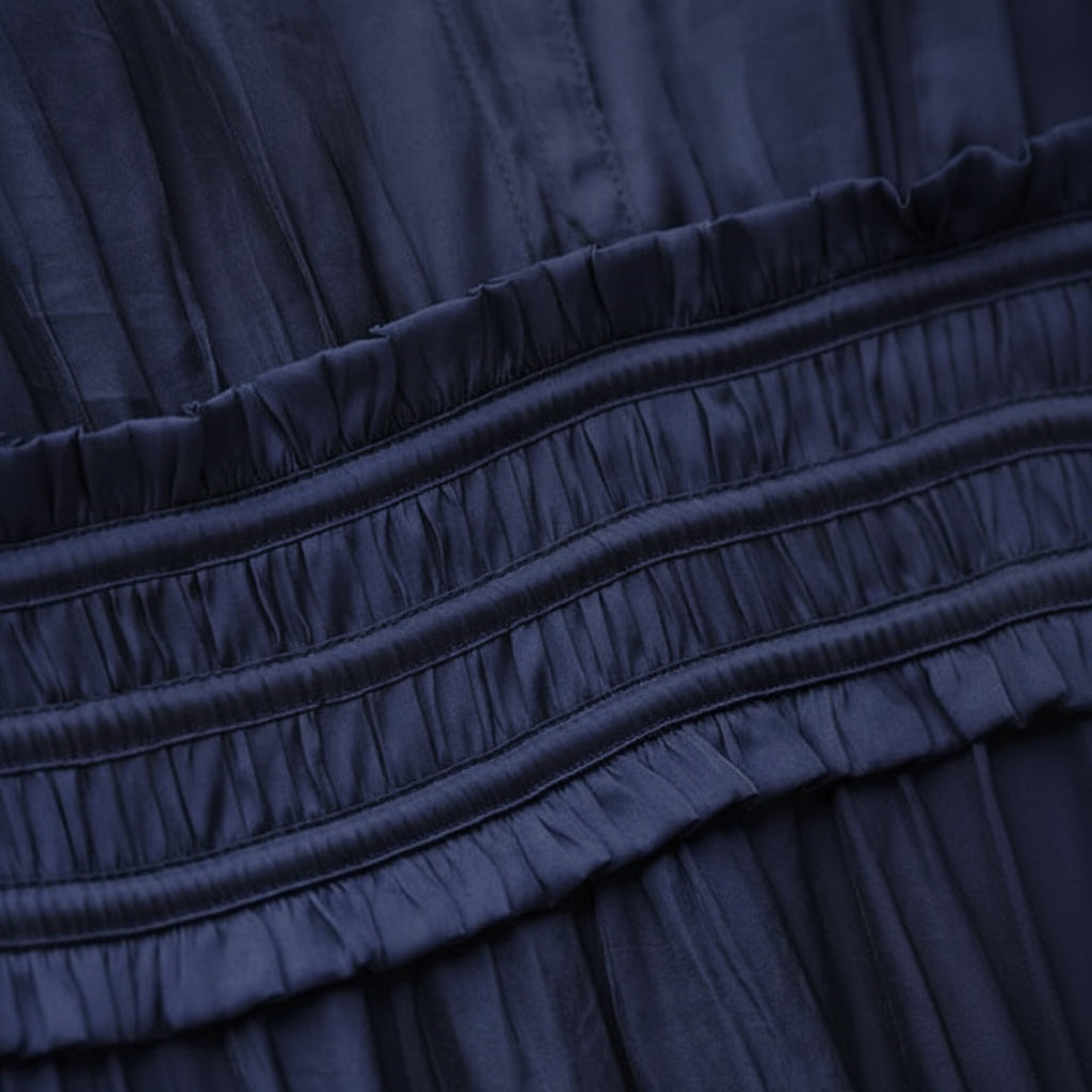 Abito Midi Blu Notte Celia Ba&sh