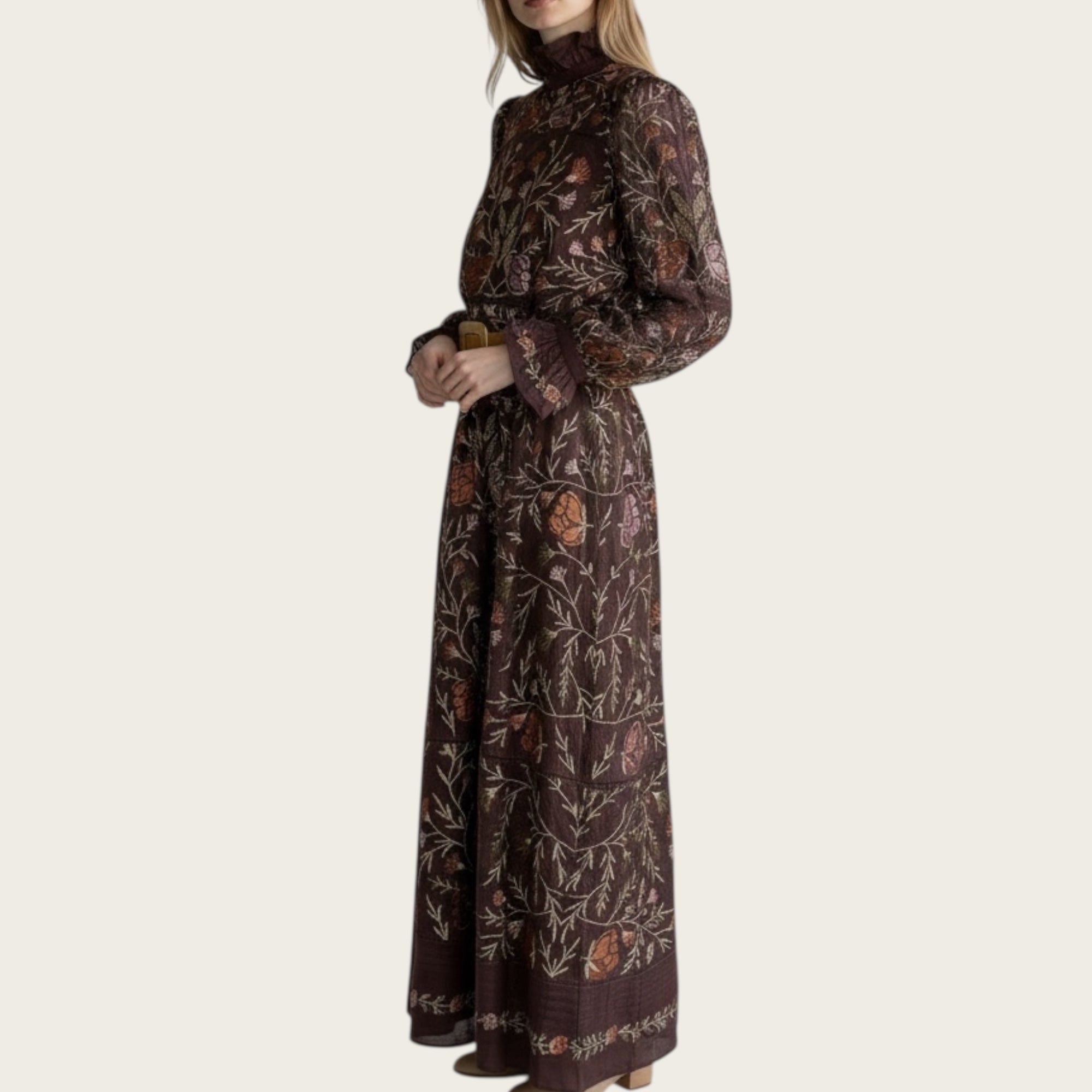 Abito Lungo con Ricami Arima Antik Batik