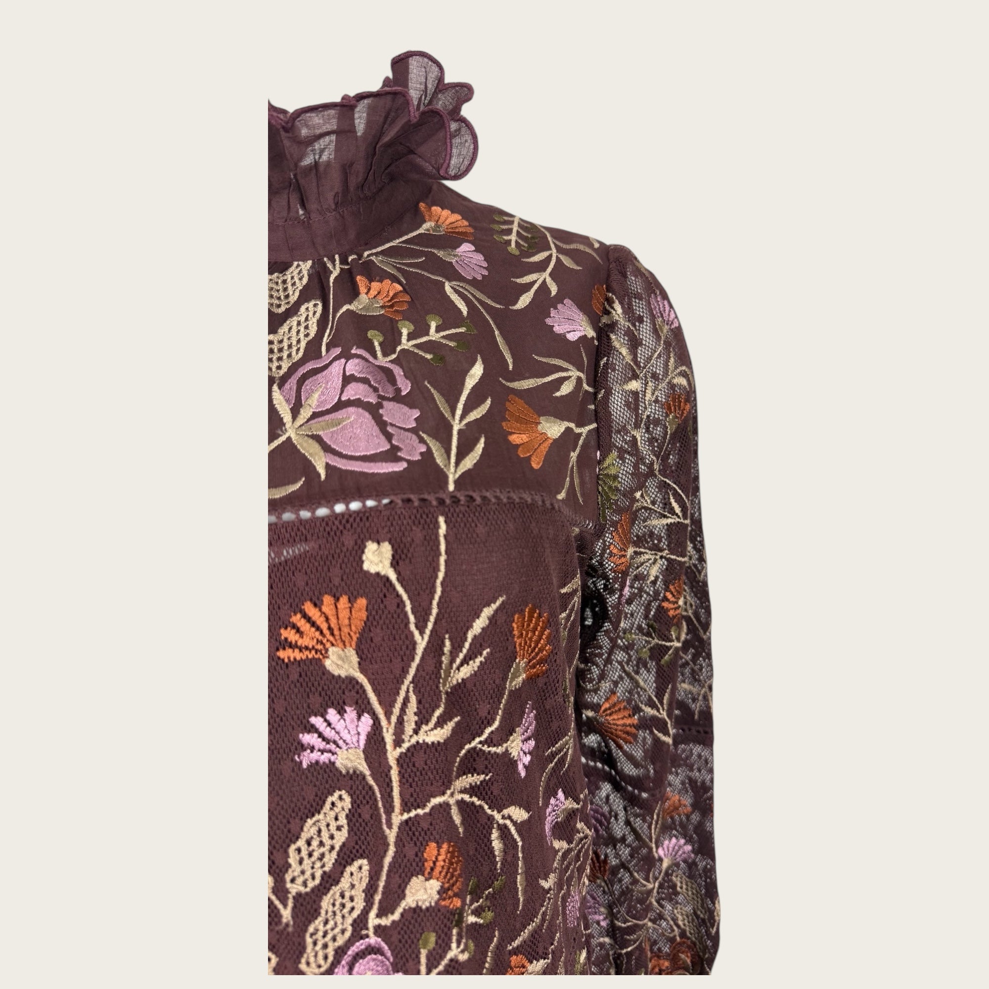 Abito Lungo con Ricami Arima Antik Batik