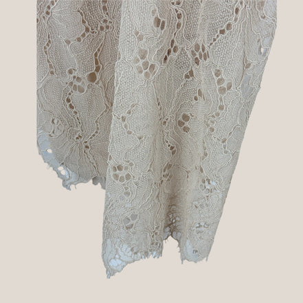 Blusa Pizzo Collo in Piedi Lucia Suncoo